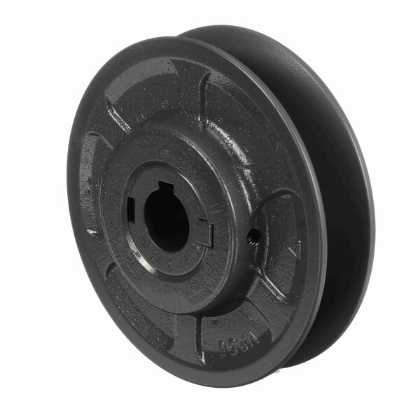 1 Groove Cast Iron Finish Bore Fhp Variable Pitch Sheave, 1VP56X24MM